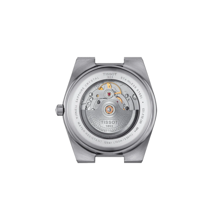 Tissot PRX Powermatic 80 40 mm T1374072103100 open case back