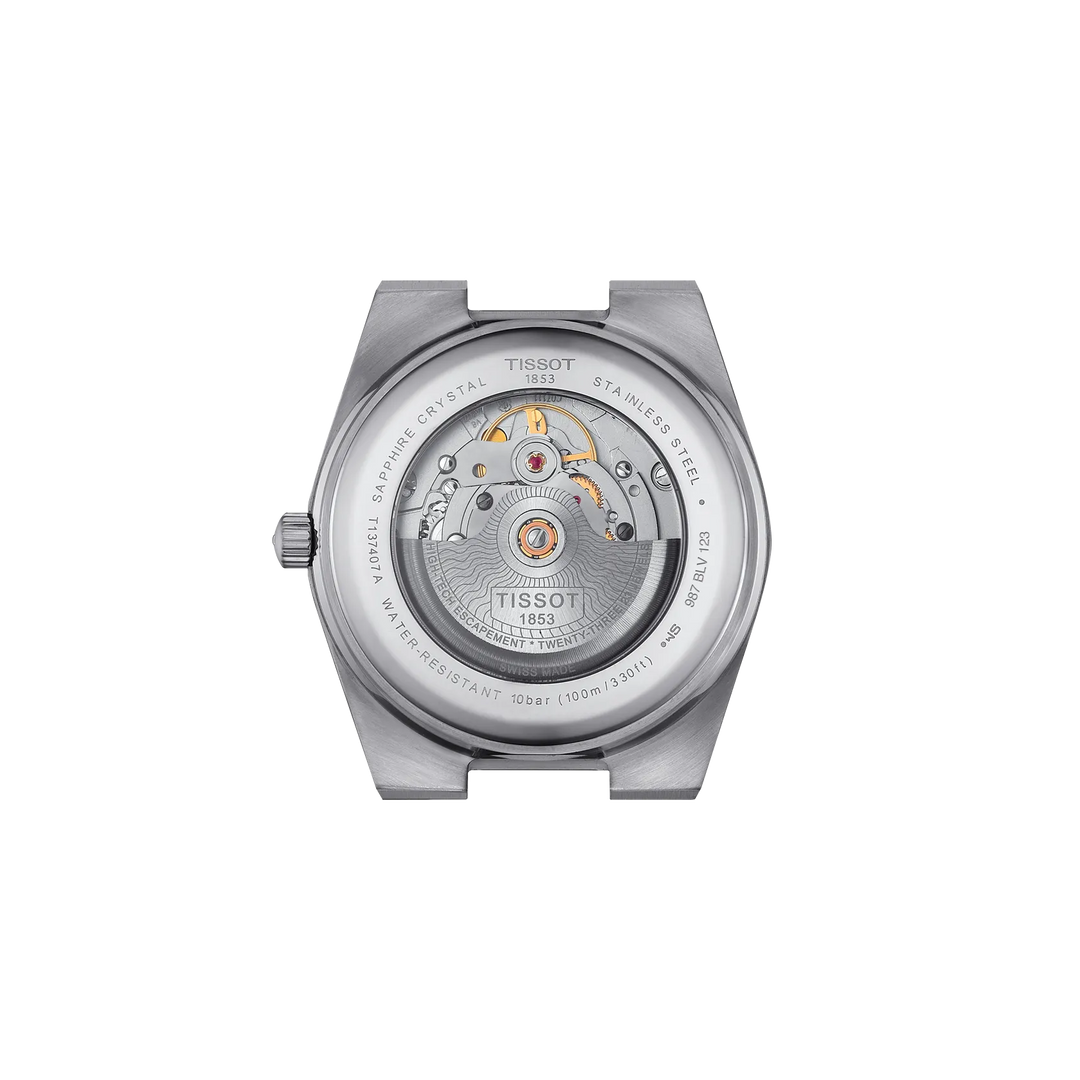 Tissot PRX Powermatic 80 40mm Gradient T137.407.11.051.01 case back