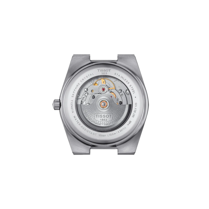 Tissot PRX Powermatic 80 40mm T1374071109101 open case back