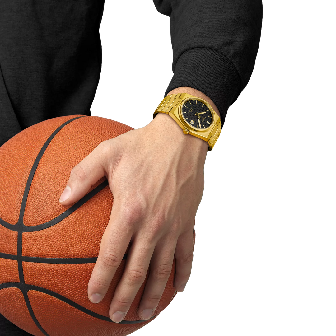 Tissot PRX Powermatic 80 Damian Lillard Special Edition 40 mm T1374073305100 wrist
