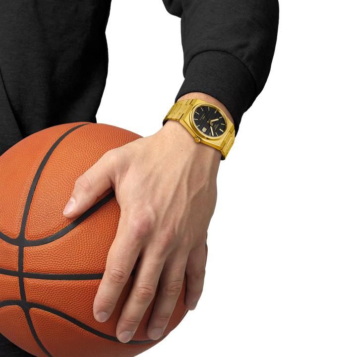 Tissot PRX Powermatic 80 Damian Lillard Special Edition 40 mm T1374073305100 wrist