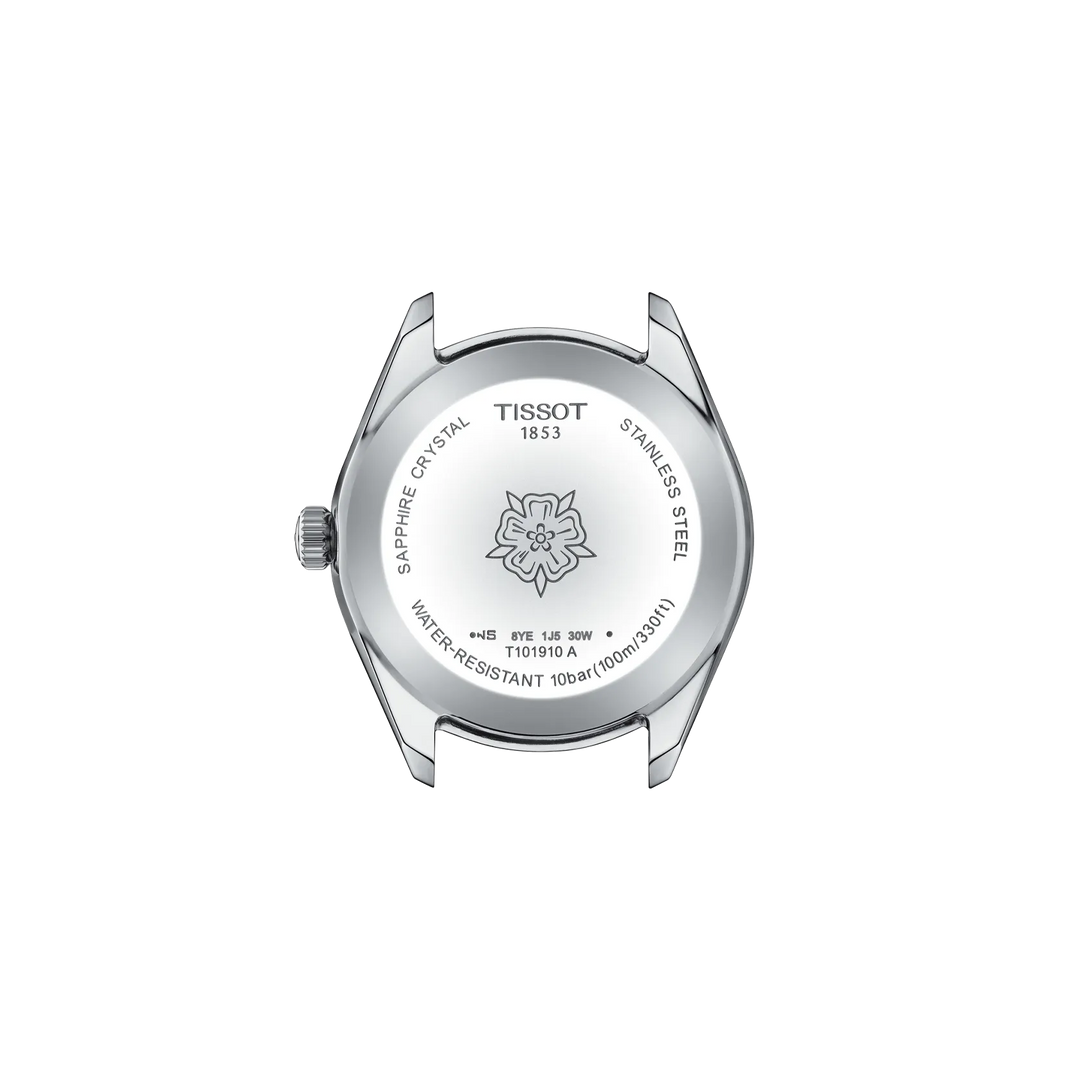 Tissot PR 100 Lady Sport Chic 36 mm T1019101135100 Solid Case back