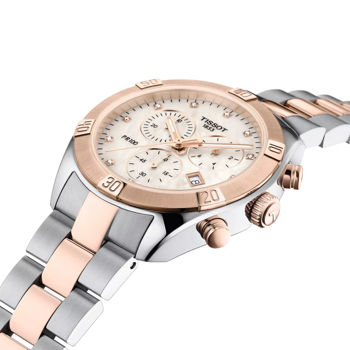 Tissot PR 100 Sport Chic Chronograph 38 mm T1019172211600 detail 2