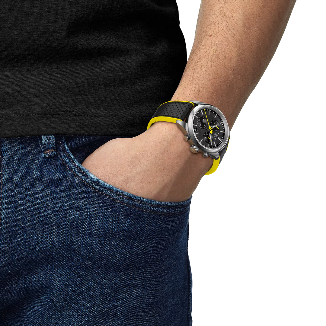 Tissot PR 100 Tour de France 40 mm T1504171105100 wrist