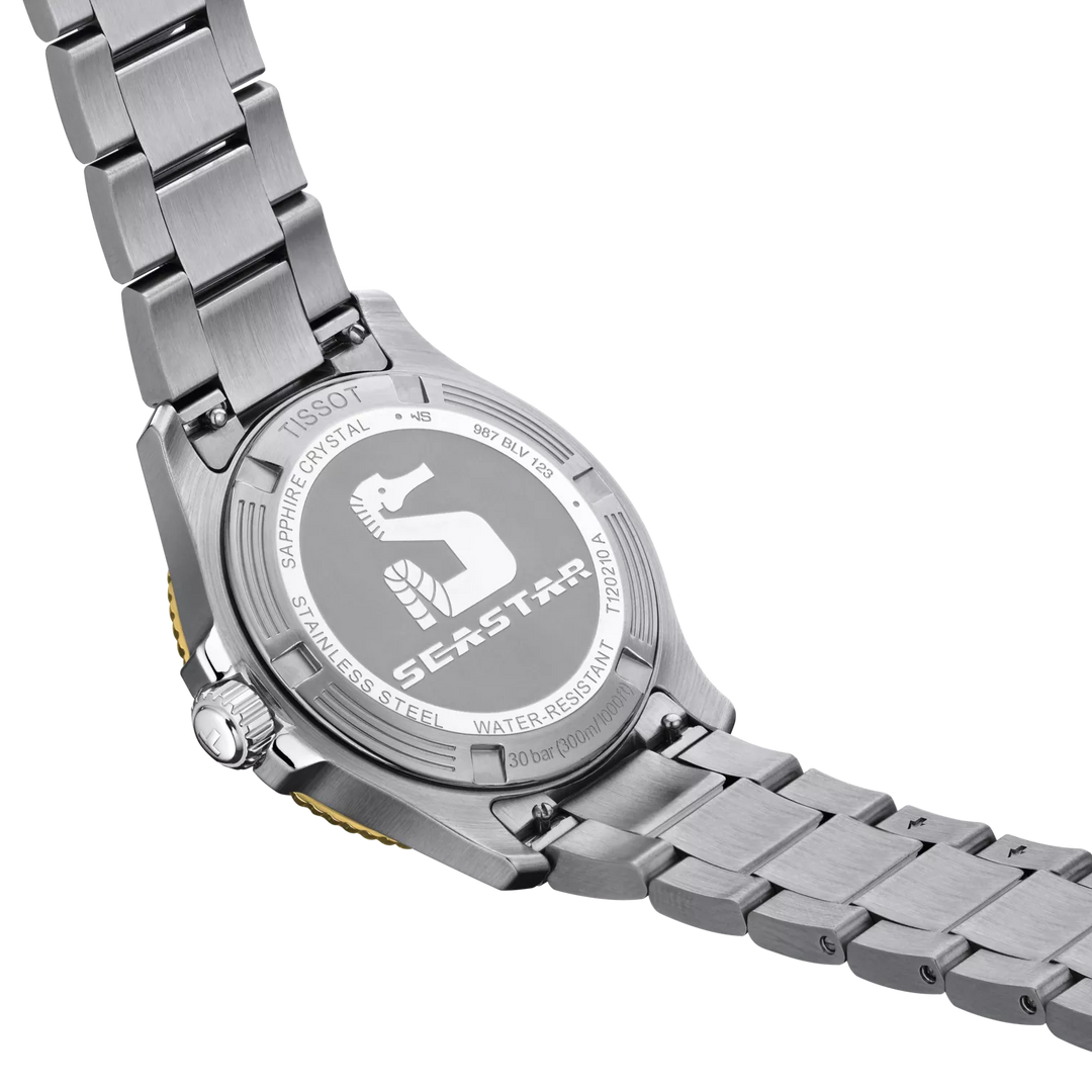 Tissot Seastar 1000 36mm T1202102105100 case back detail