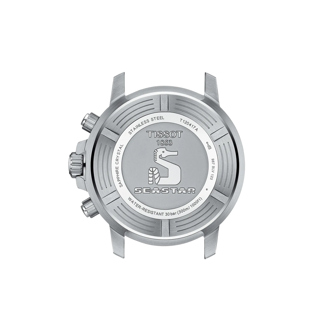 Tissot Seastar 1000 Quartz Chronograph 45 mm T1204171109101 solid case back