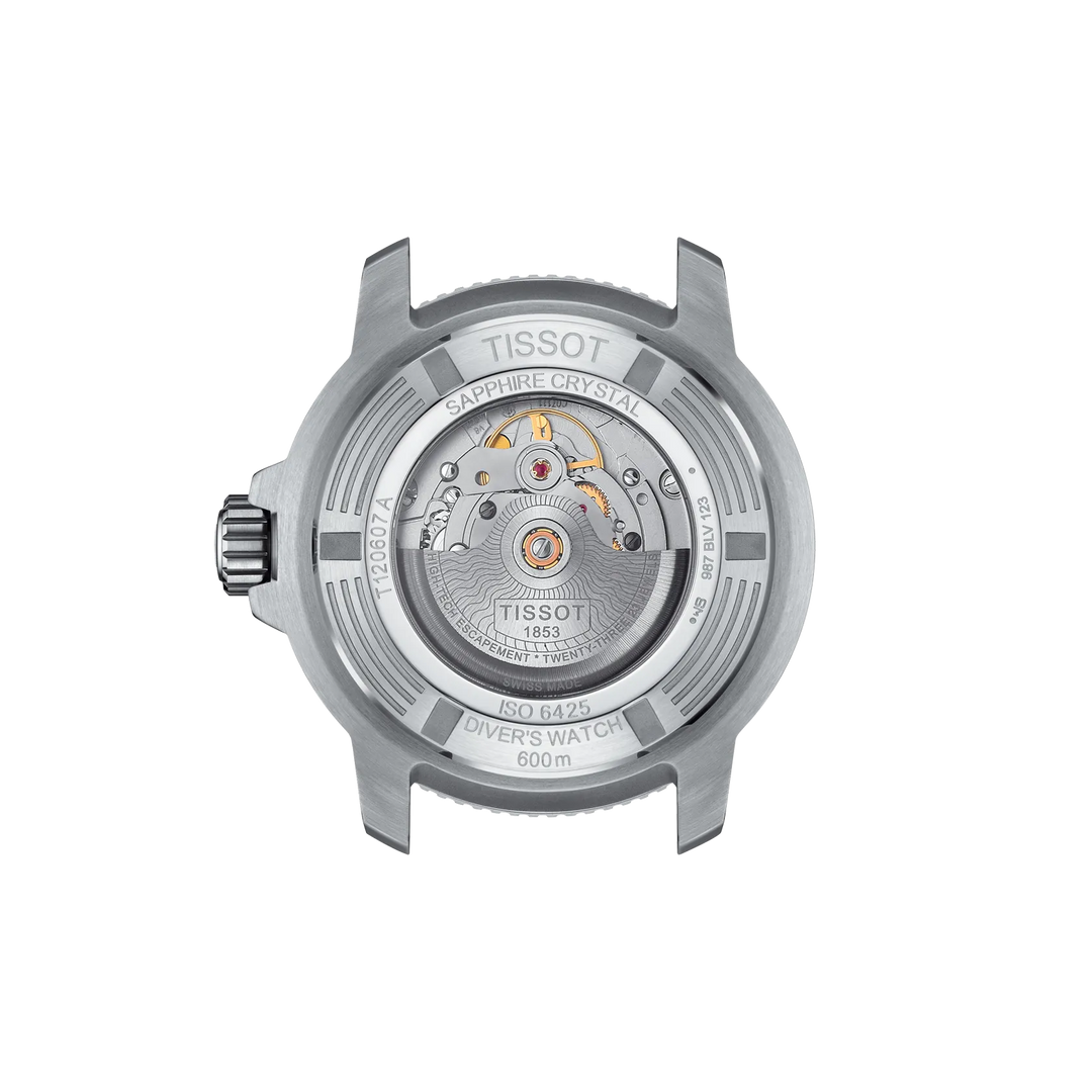 Tissot Seastar 2000 Professional Powermatic 80 46 mm T1206071104100 open case back