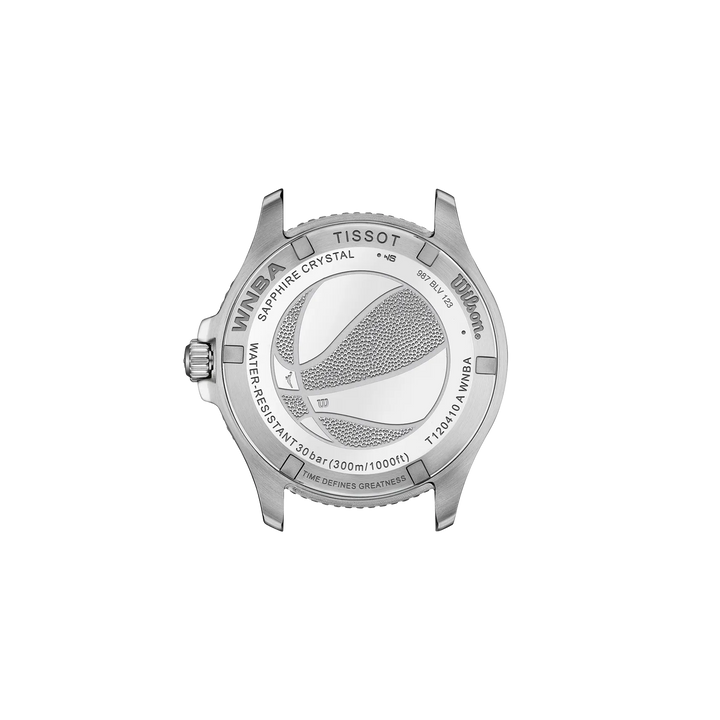 Tissot Seastar Wilson WNBA 40 mm T1204101701100 case back