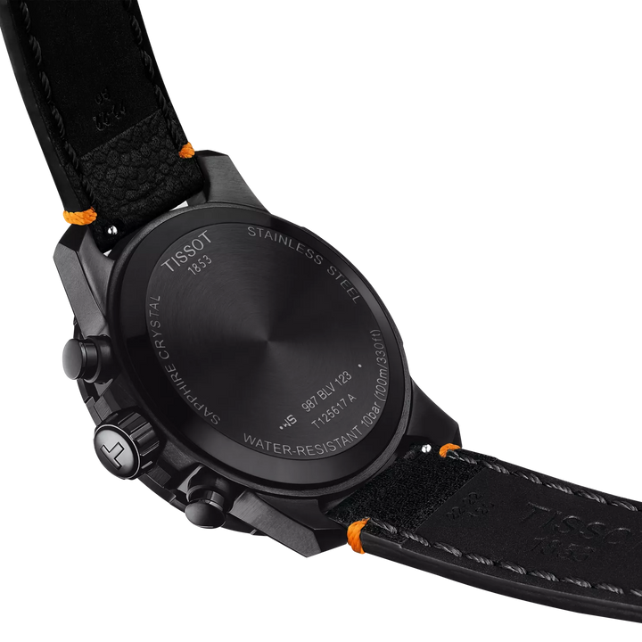 Tissot Supersport Chrono Basketball Edition 45.50 mm T1256173608100 case back detail