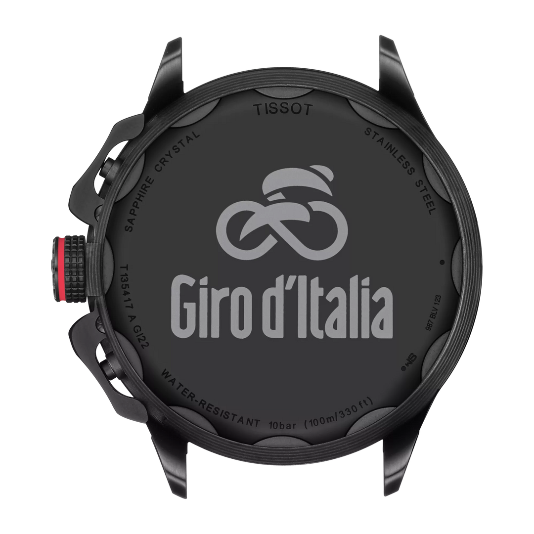 Tissot T-Race Cycling Giro d'Italia 2022 Special Edition 45 mm T1354173705101 case back