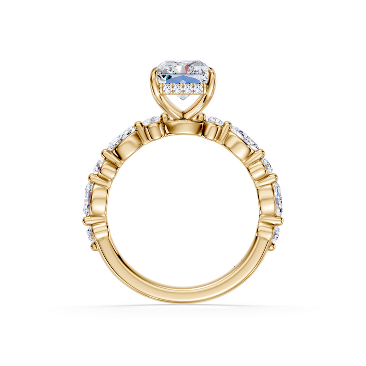 Stylish Lab Grown Diamond Engagement Ring