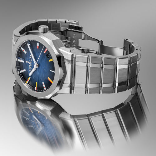 Corum Admiral 39 Automatic Blue Waves Dial Watch A39.231.AB0.0G