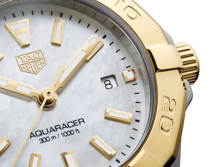 TAG Heuer Aquaracer Date WBD1420.BB0321 dial detail