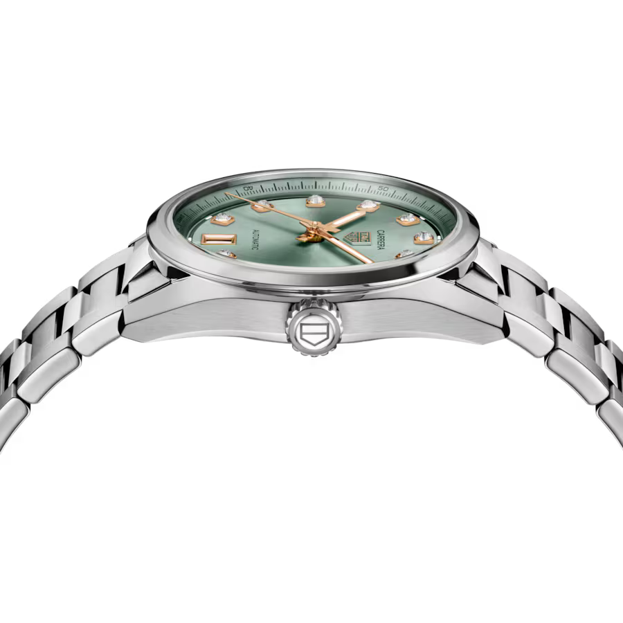 TAG Heuer Carrera Date Automatic Steel 36 mm Diamonds WBN2317.BA0001