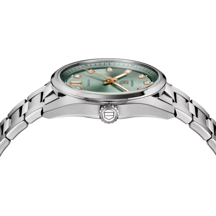 TAG Heuer Carrera Date Automatic Steel 36 mm Diamonds WBN2317.BA0001