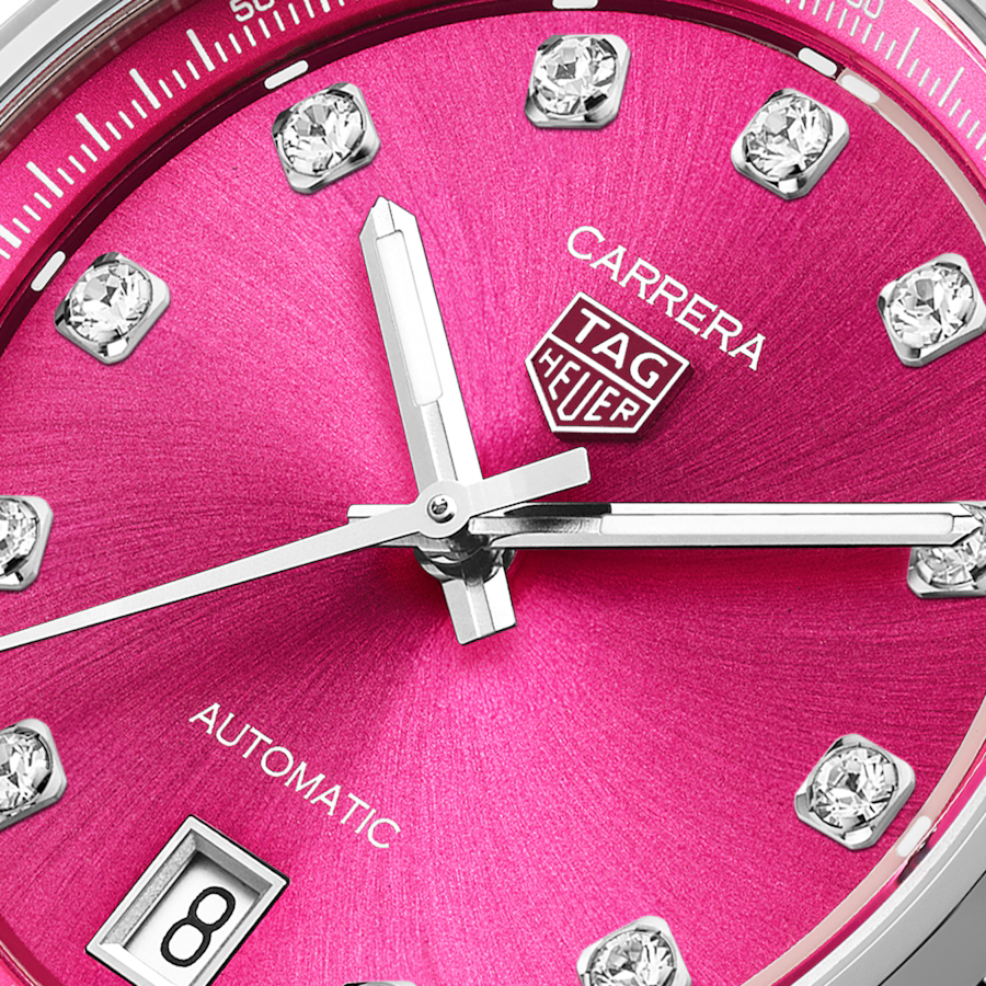 TAG Heuer Carrera Date Automatic Steel 36 mm Diamond WBN2318.BA0001