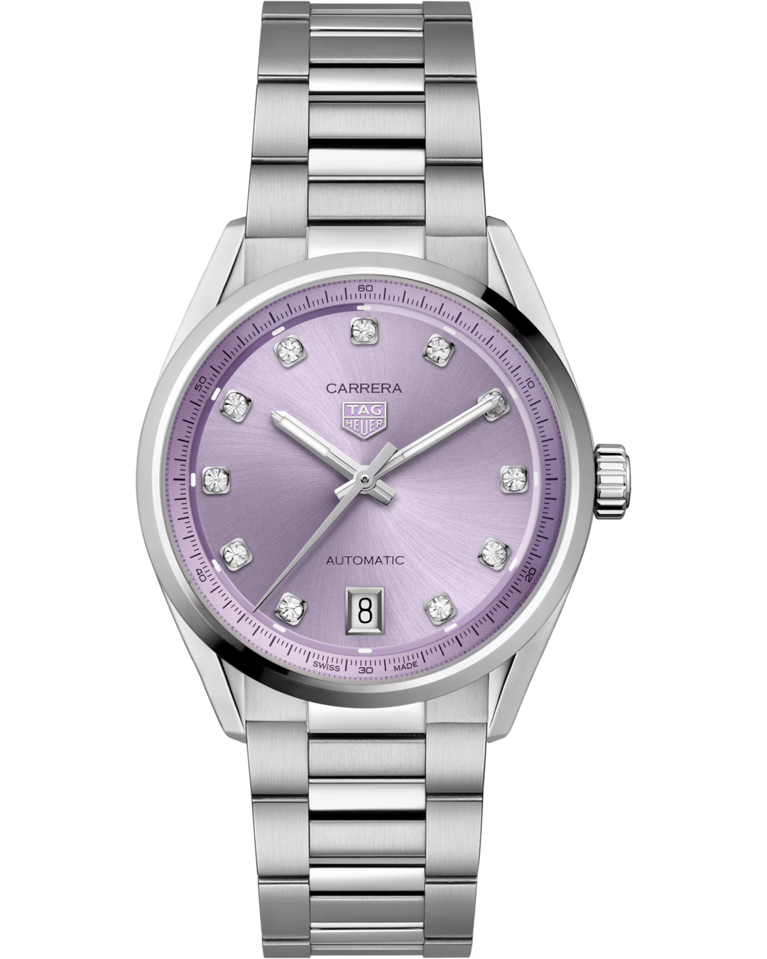 TAG Heuer Carrera Date Automatic Steel 36 mm Diamond WBN2319.BA0001