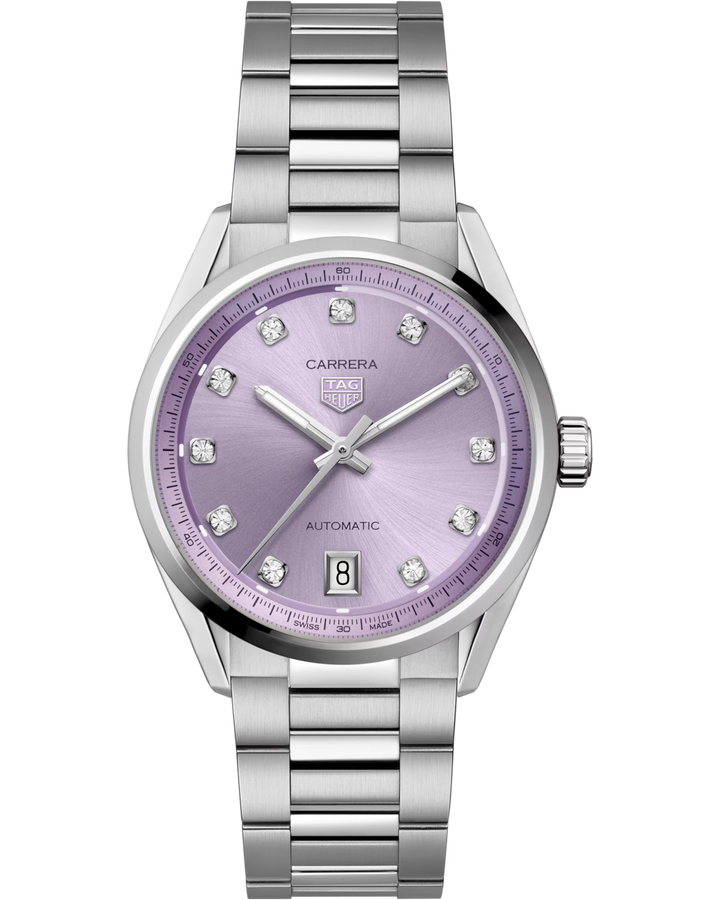 TAG Heuer Carrera Date Automatic Steel 36 mm Diamond WBN2319.BA0001
