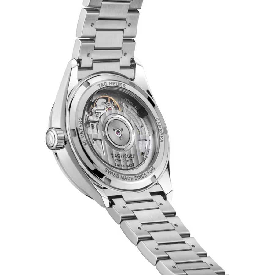 TAG Heuer Carrera Date Automatic Steel Diamond Bezel 36 mm WBN231C.BA0001