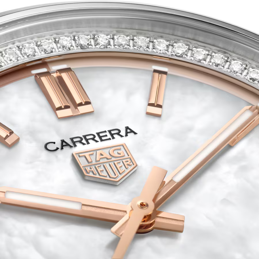 TAG Heuer Carrera Date Automatic Steel Diamond Bezel 36 mm WBN231C.BA0001