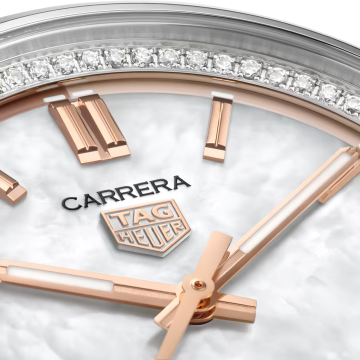 TAG Heuer Carrera Date Automatic Steel Diamond Bezel 36 mm WBN231C.BA0001
