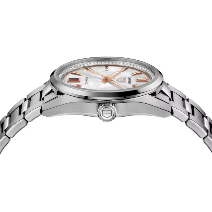 TAG Heuer Carrera Date Automatic Steel Diamond Bezel 36 mm WBN231C.BA0001