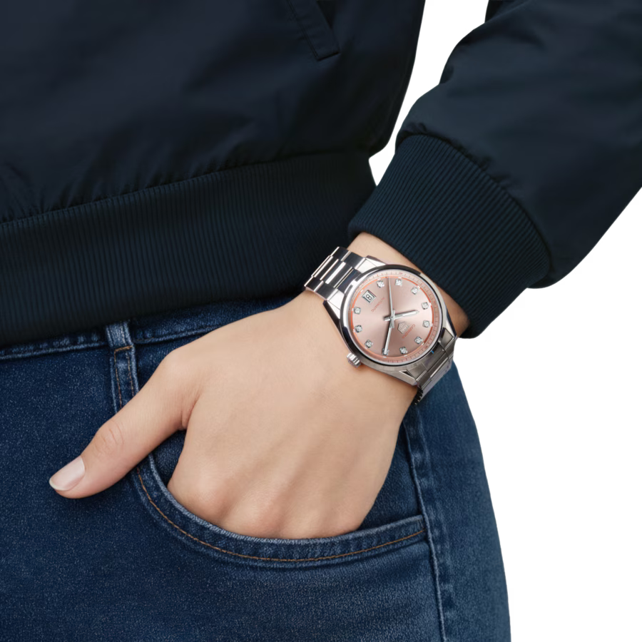 TAG Heuer Carrera Date Automatic Steel 36 mm Diamond WBN231D.BA0001