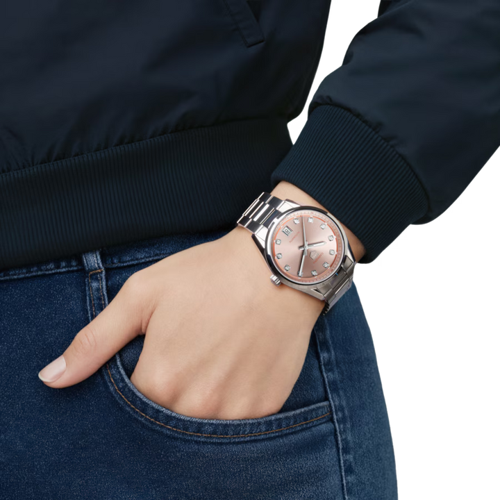 TAG Heuer Carrera Date Automatic Steel 36 mm Diamond WBN231D.BA0001