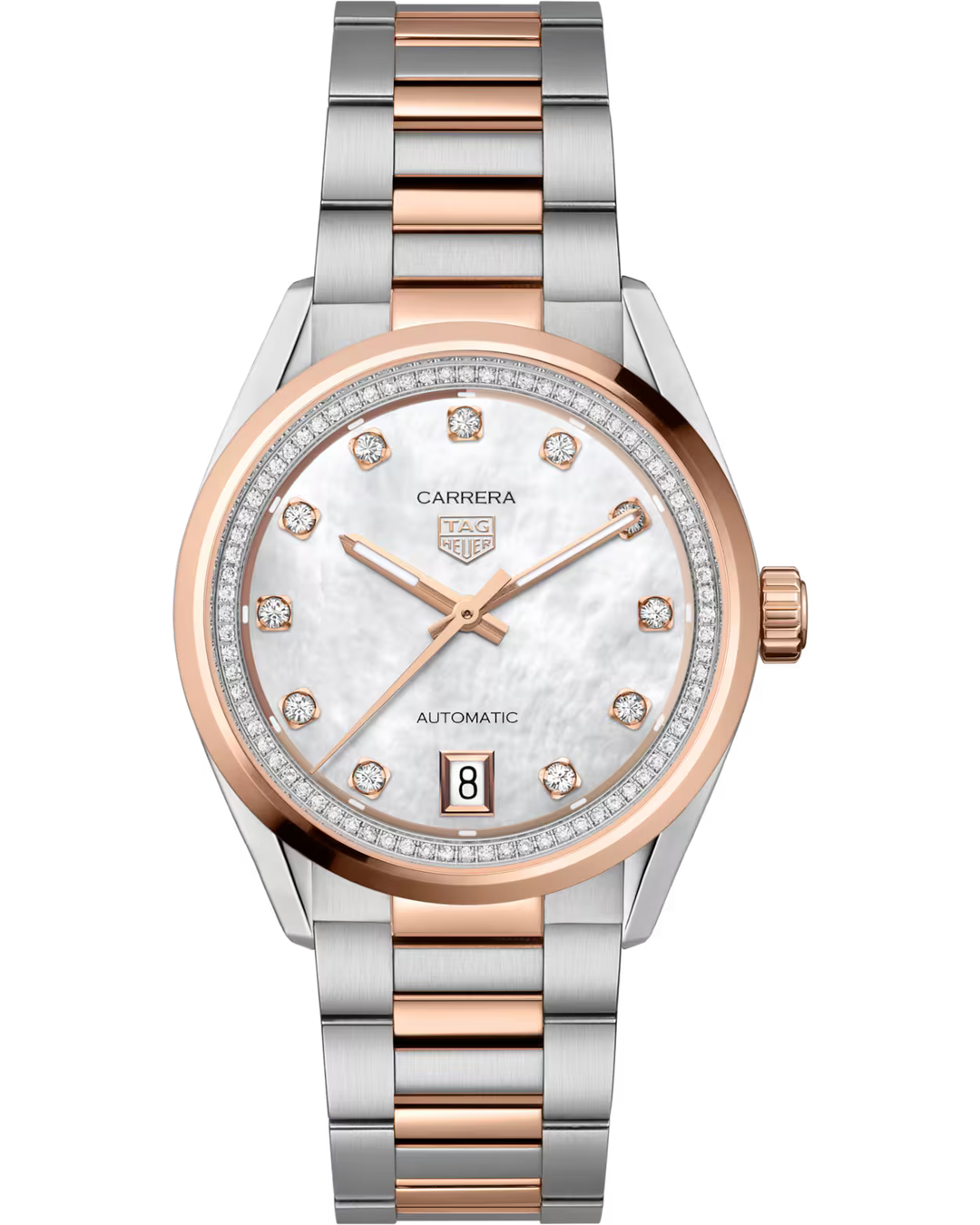TAG Heuer Carrera Date Automatic Steel Diamond Bezel 36 mm WBN2351.BD0000