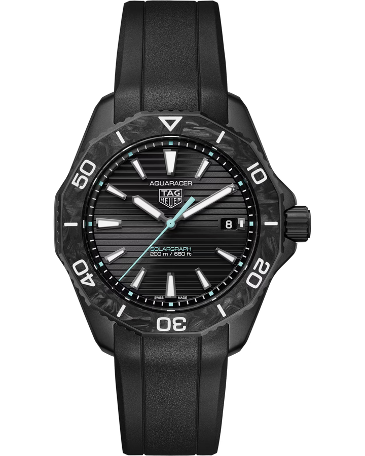 TAG Heuer Aquaracer Professional 200 Solargraph Black DLC 40 mm WBP1112.FT6199