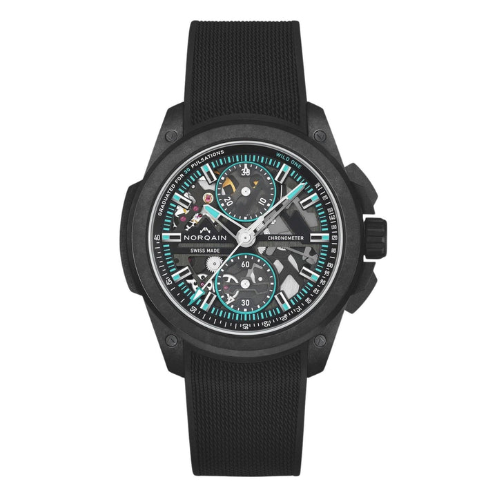 NORQAIN Wild ONE Skeleton Chrono Black N3002.40Q01.B07.R01