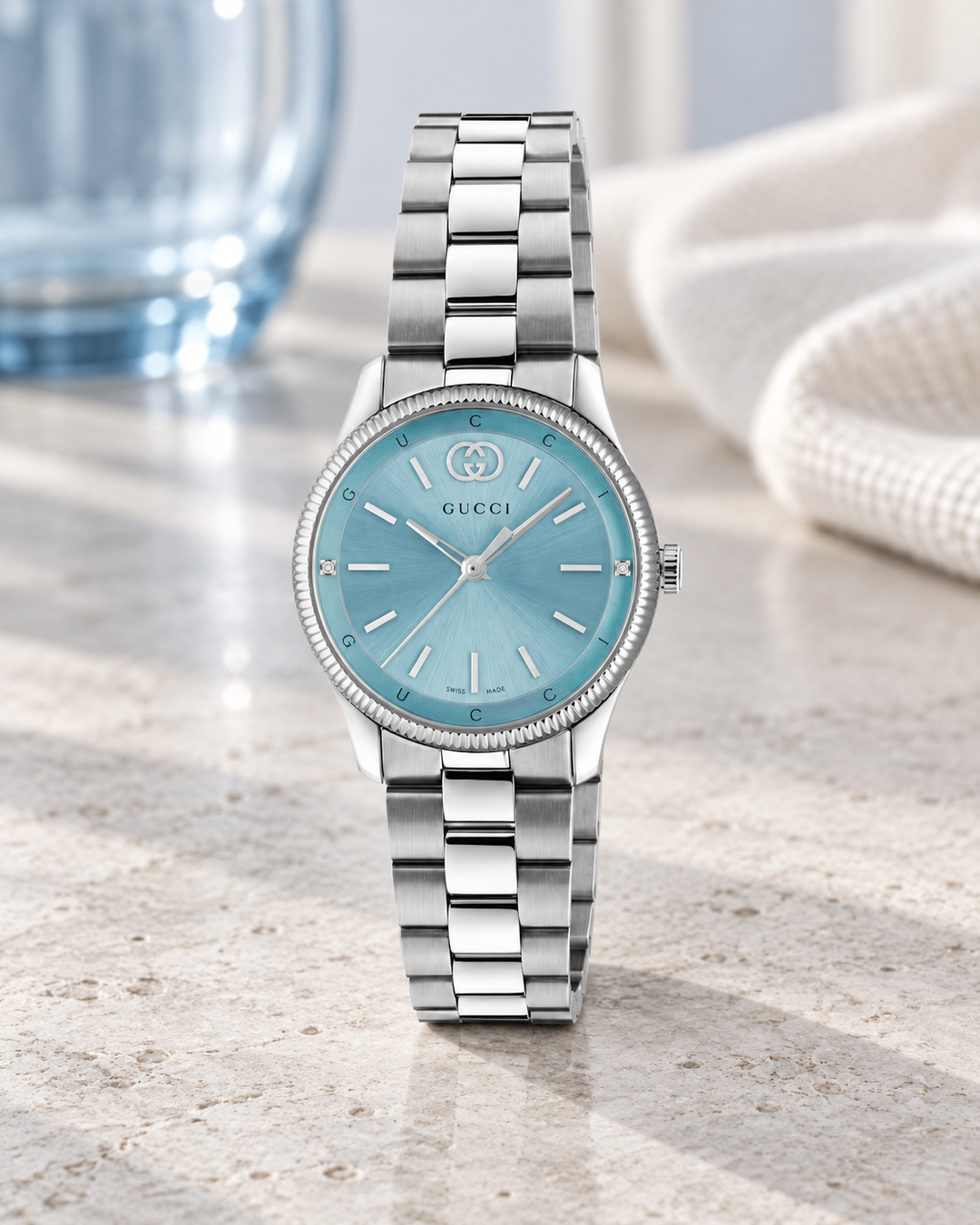 Gucci G-Timeless 29 mm Quartz Watch YA1265068 lifestyle view