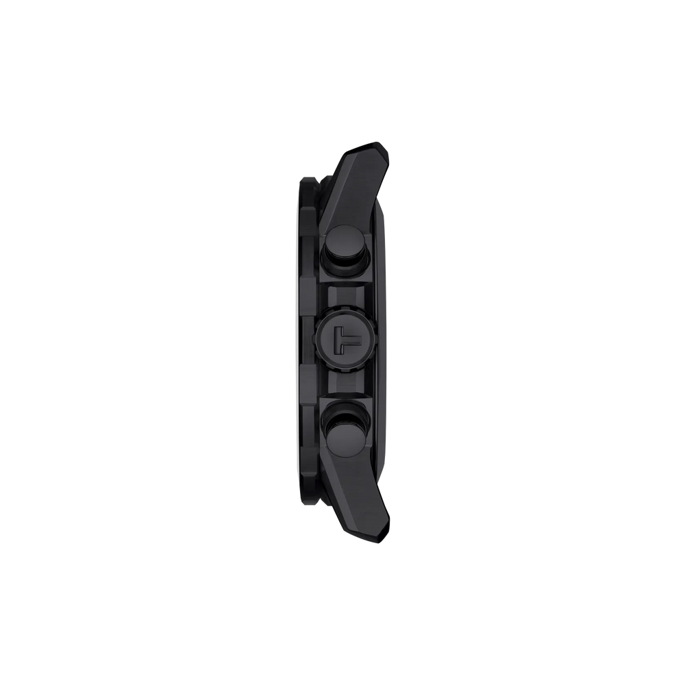 Profile view of the watch case Tissot Supersport Chrono 45.5mm, reference T125.617.36.051.01
