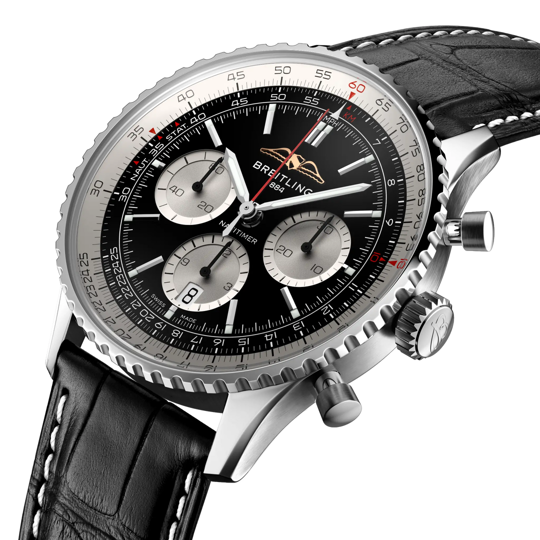 Breitling Navitimer B01 Chronograph 43 AB0138211B1P1 three-quarter view