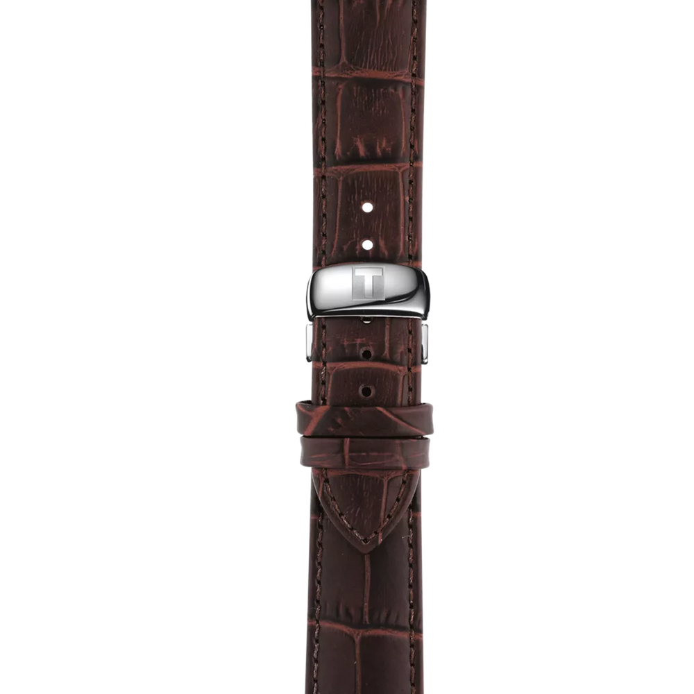 Strap zoom of the watch Tissot Tradition 42mm, reference T063.610.16.038.00