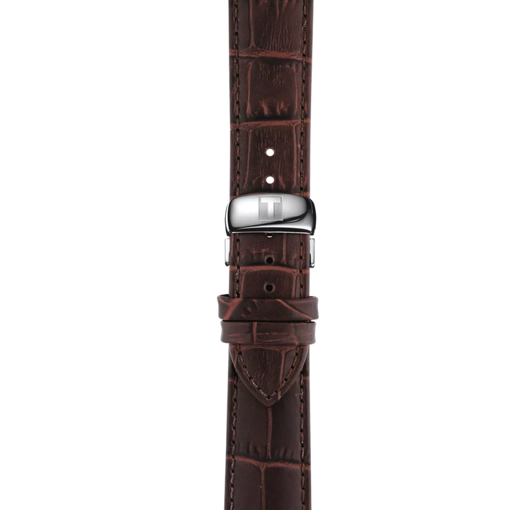 Strap zoom of the watch Tissot Tradition 42mm, reference T063.610.16.038.00