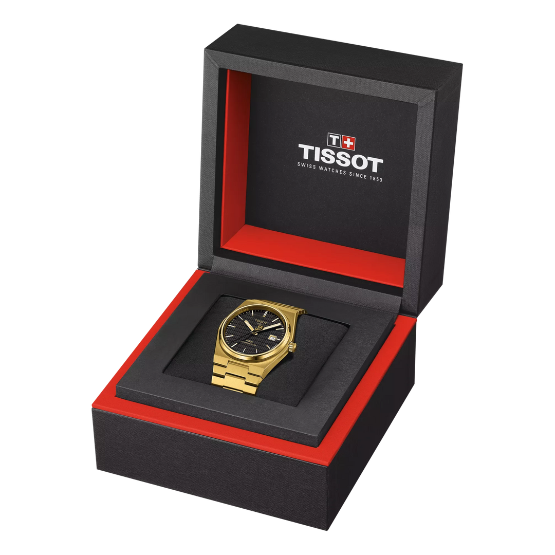 Presentation box of the watch Tissot PRX Damian Lillard Special Edition 40mm, reference T137.407.33.051.00