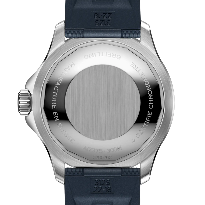 Breitling A17375E71C1S1 official caseback view
