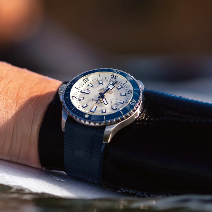 Breitling Superocean Automatic 42 A17375E71G1S1 on-wrist view