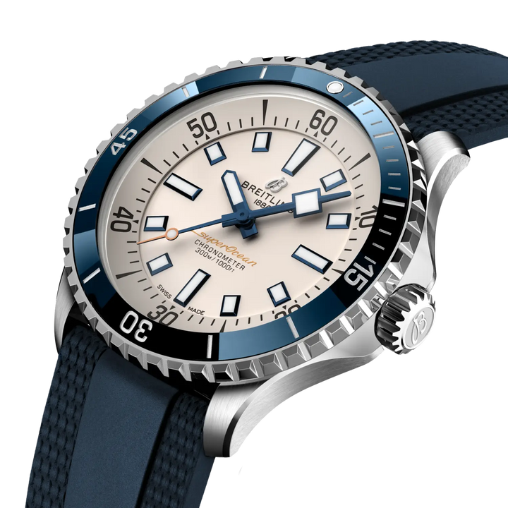 Breitling Superocean Automatic 42 A17375E71G1S1 three-quarter view