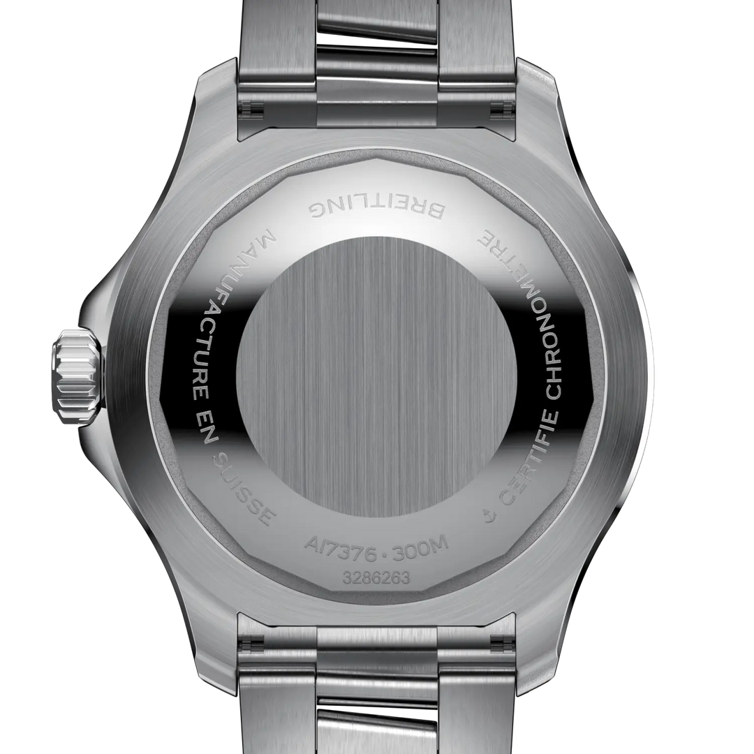 Breitling Superocean Automatic 44 A17376A31L1A1 caseback view
