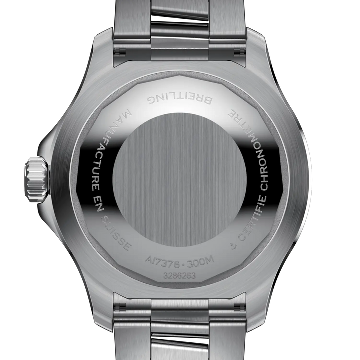 Breitling Superocean Automatic 44 A17376A31L1A1 caseback view