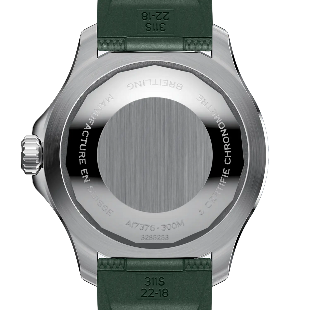 Breitling Superocean Automatic 44 A17376A31L1S1 caseback view