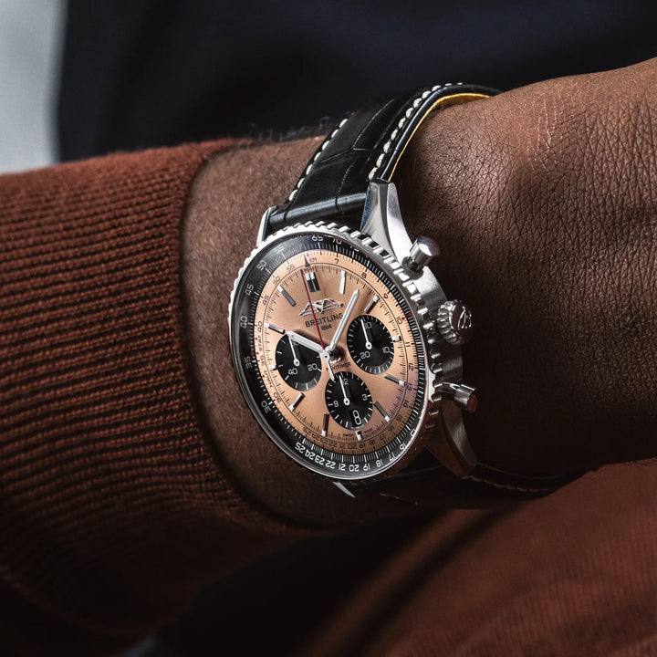 Breitling Navitimer B01 Chronograph 43 AB0138241K1P1 on-wrist view