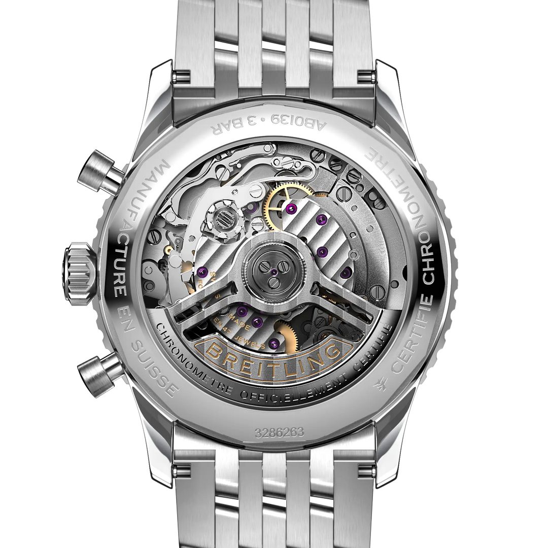 Breitling Navitimer B01 Chronograph 41 AB0139241C1A1 caseback view