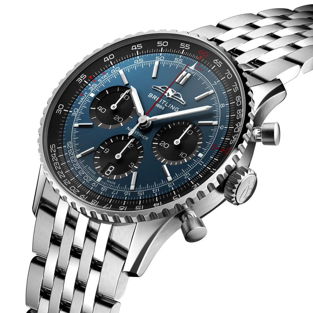 Breitling Navitimer B01 Chronograph 41 AB0139241C1A1 three-quarter view