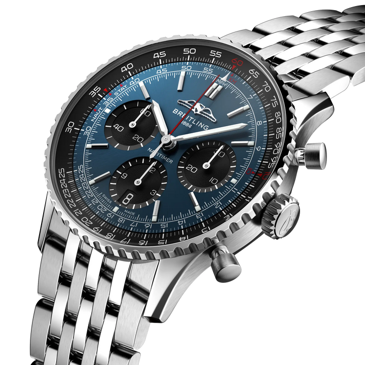 Breitling Navitimer B01 Chronograph 41 AB0139241C1A1 three-quarter view