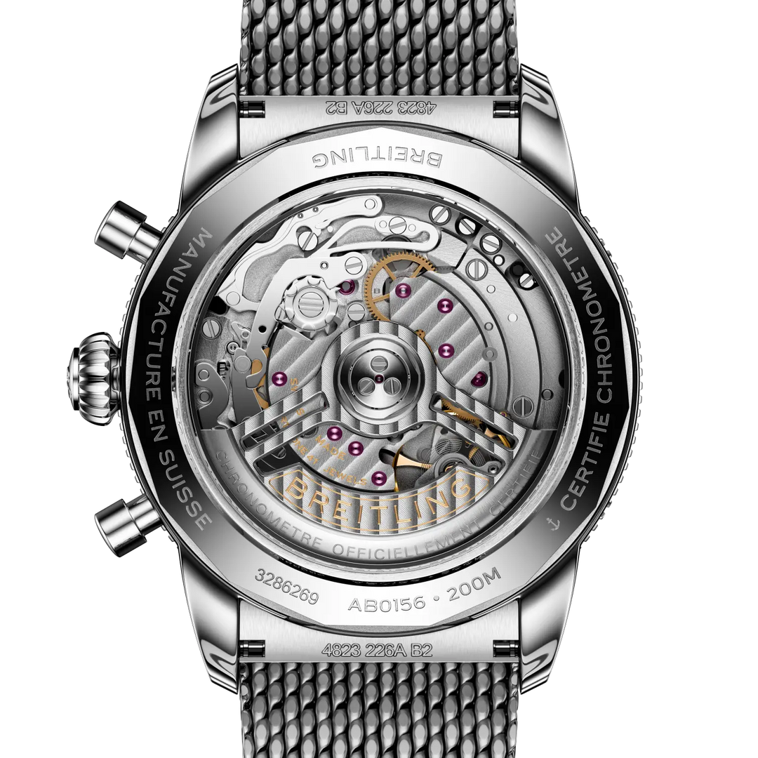 Breitling Superocean Heritage B01 Chronograph 42 AB0156161C1A1 caseback view
