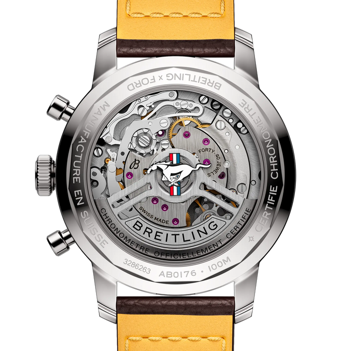 Breitling Top Time B01 Ford Mustang AB01762A1L1X1 caseback