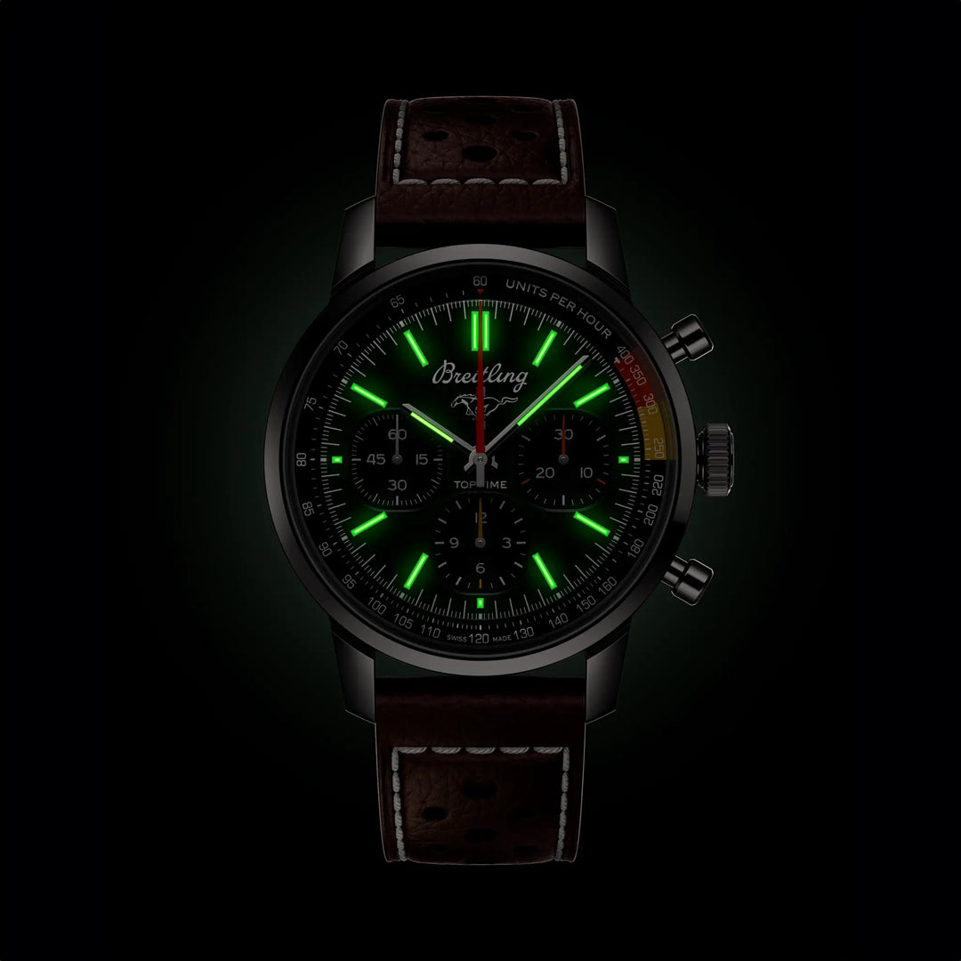 Breitling Top Time B01 Ford Mustang AB01762A1L1X1 luminous dial